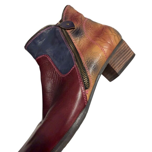 Spring Step L'Artiste Erminia Zippered Booties Sz 10 EU 41 - Picture 6 of 9